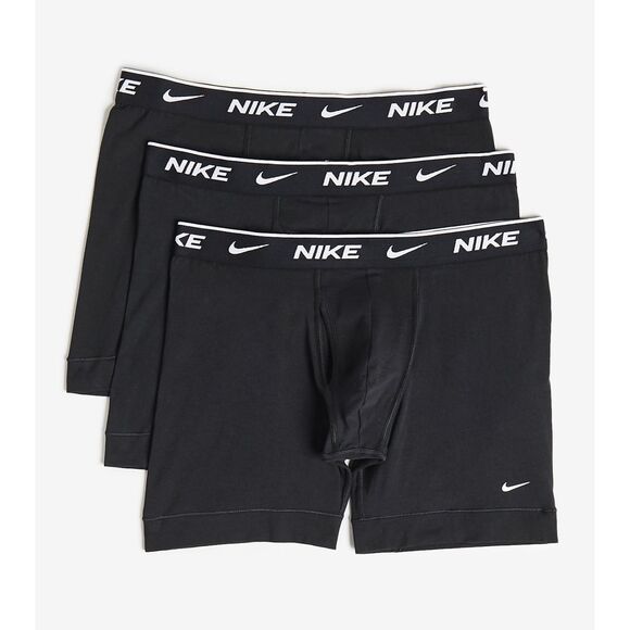 Nike KE1107-001 Men's Sz XL Black Everyday Cotton Stretch Boxer Briefs, 3-Pack - Picture 6 of 6